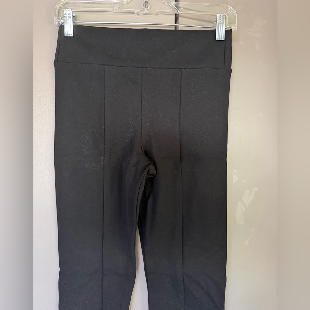 NONchalant Black High-Rise Leggings with Center Stitch Detail
